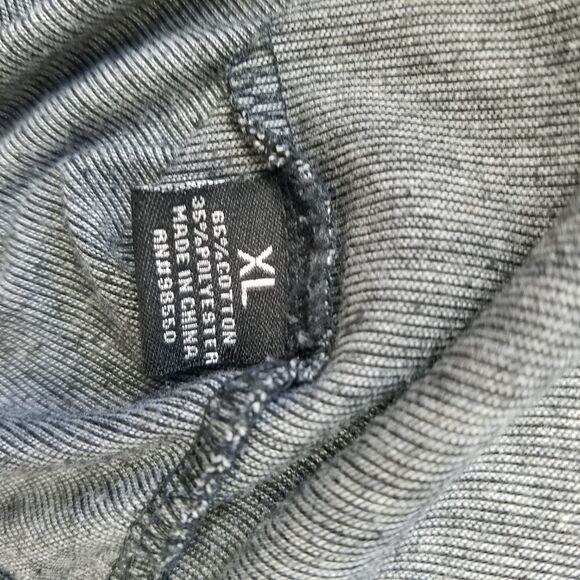 Mens Attitude Gold Heather Gray T Shirt Size XL - Picture 5 of 5